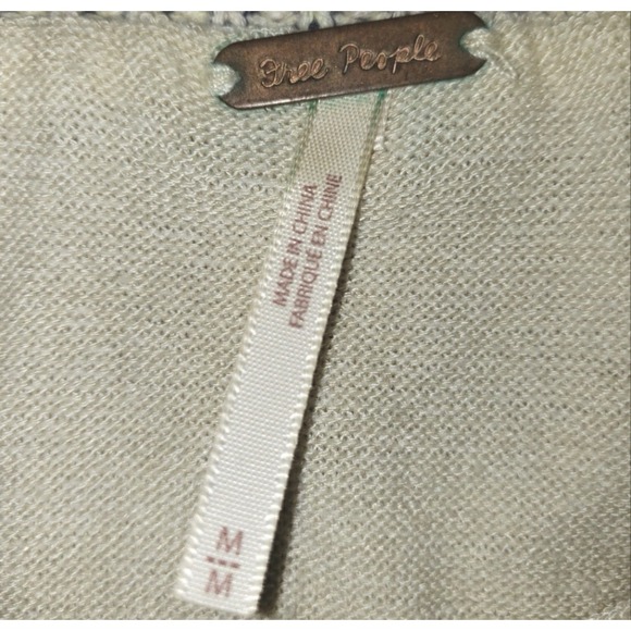 We The Free Ziggy Retro Crop‎ Stripe Long Sleeve Tee Size Med - Picture 12 of 13